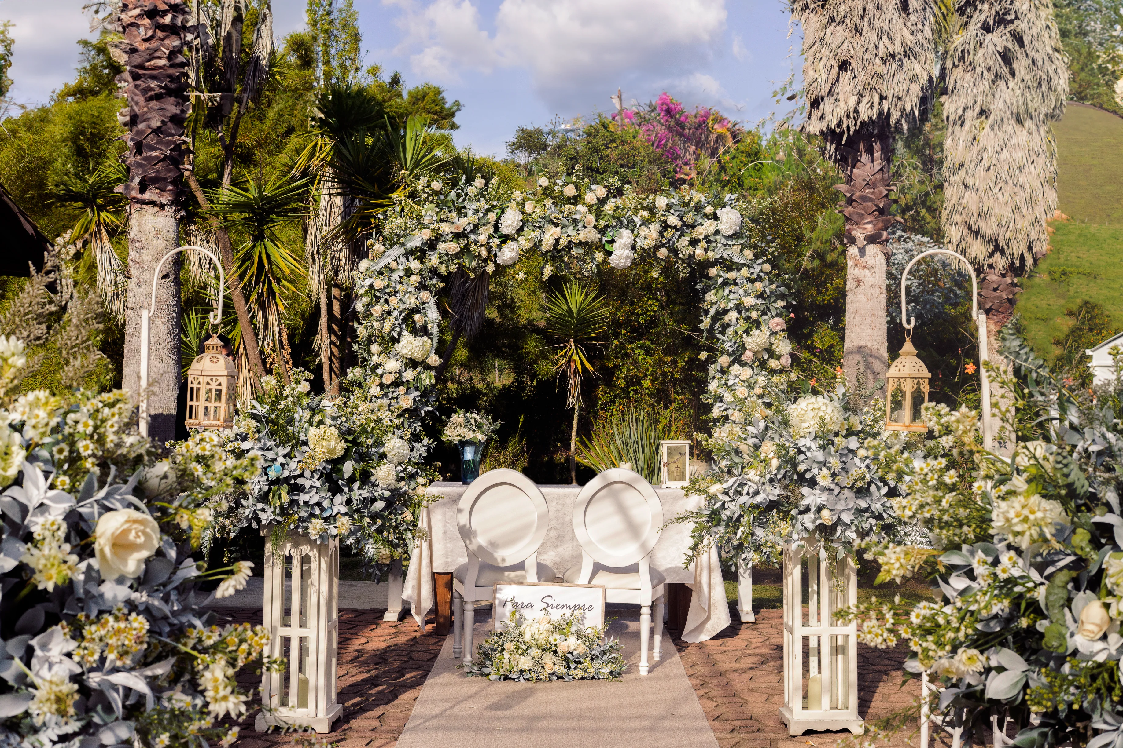 Jardines para ceremonias al aire libre